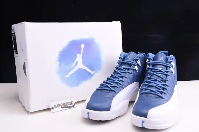 Rep Kickmax Stone 130690-404 Air 12 Jordan Blue Retro 0401